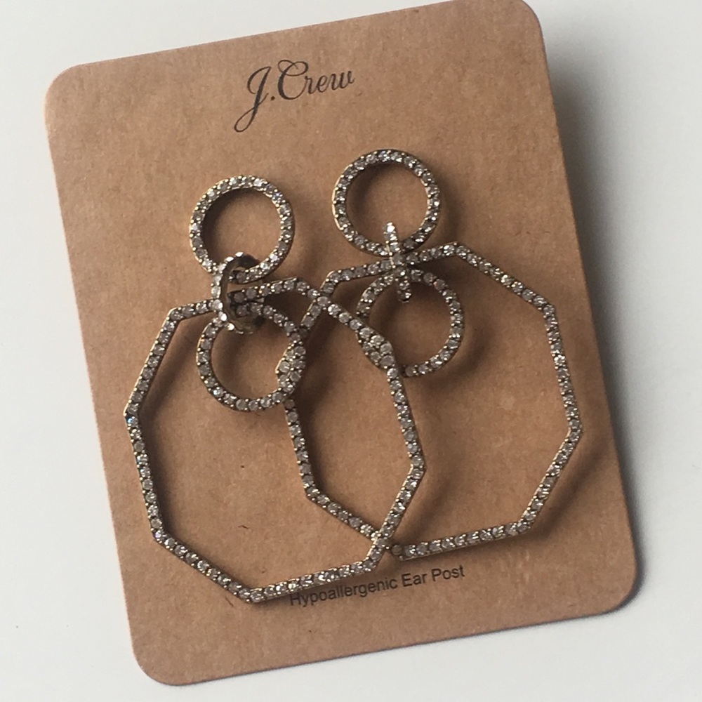 J. Crew - Crystal Shape Chandelier Earrings